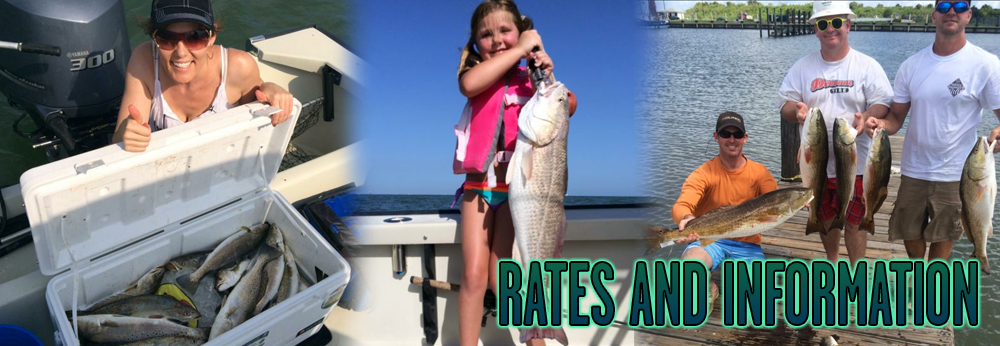 Rates for Saltwater Fishing Guide